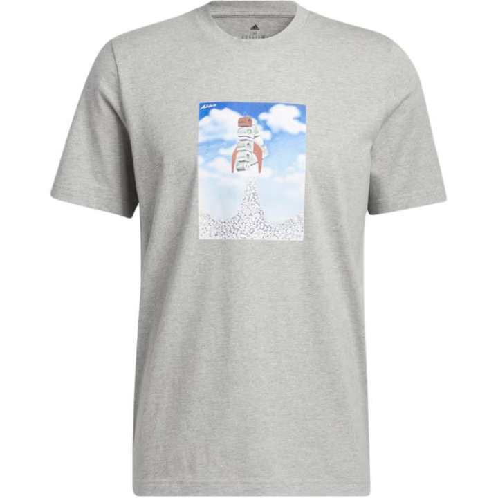 Adidas Adidas T Shirt Men's Medium Gray