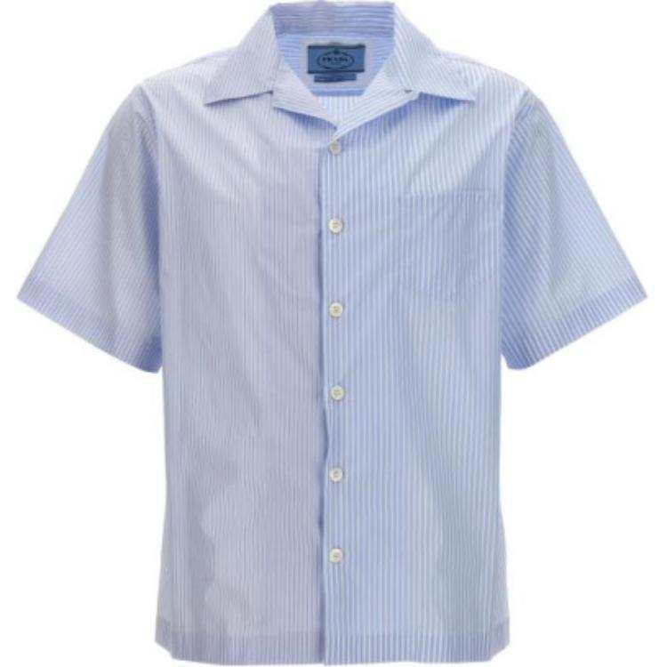 PRADA PRADA Striped Short Sleeved Shirt