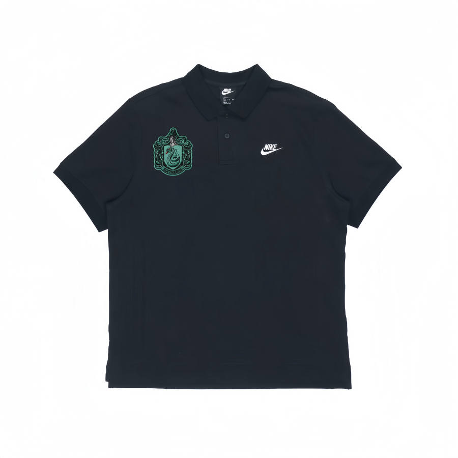 Nike Nike Polo Shirts Unisex Black Polo Collar Moderate Straight Fit