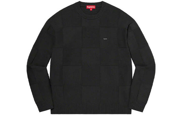 Supreme Supreme Tonal Checkerboard Small Box Sweater