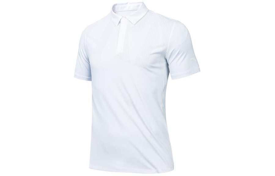 Anta Variety Training Collection Polo Shirt Men's Pure White