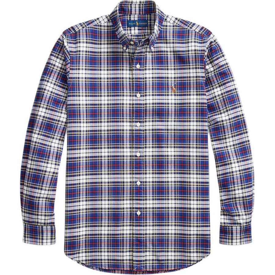 Polo Ralph Lauren SS23 Shirt Classic Version Men's Blue