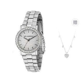 KARL LAGERFELD / Karl Lagerfeld Jeans CRYSTALS Wrist Watches Quartz Movement White Dial Women's Watch