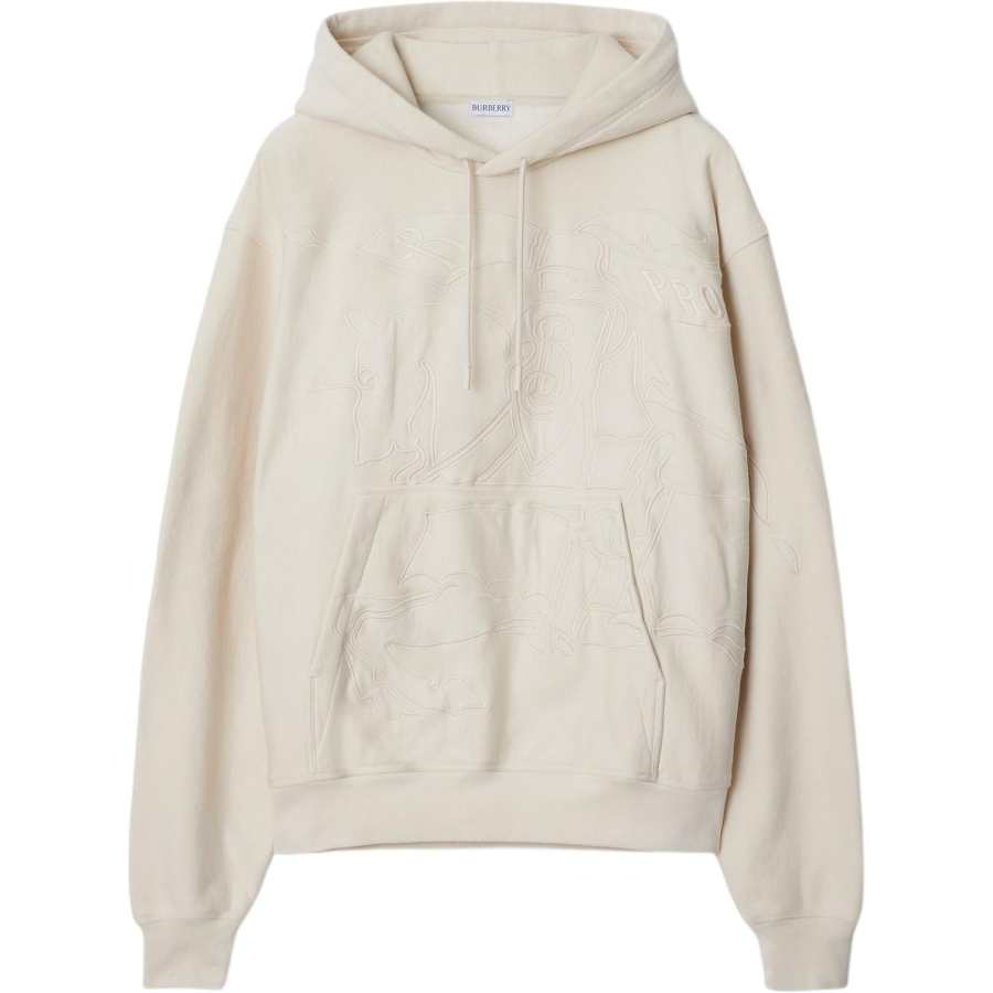 Burberry Ekd Motif Drawstring Hoodie