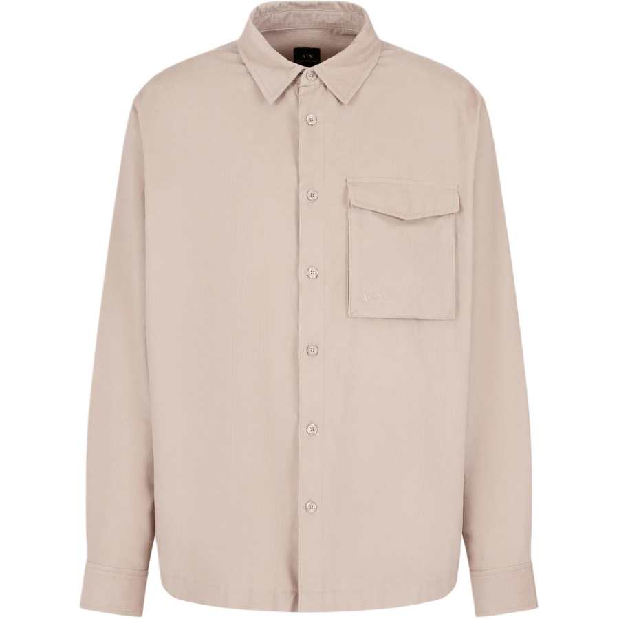 ARMANI EXCHANGE SS24 Shirt Men's Light Khaki