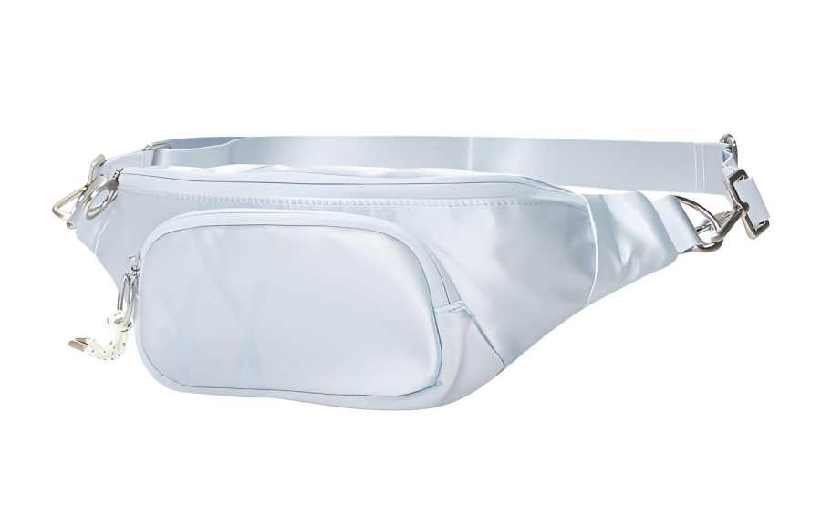 PUMA PUMA Artificial Leather Fanny Pack Regular Women's Light Blue