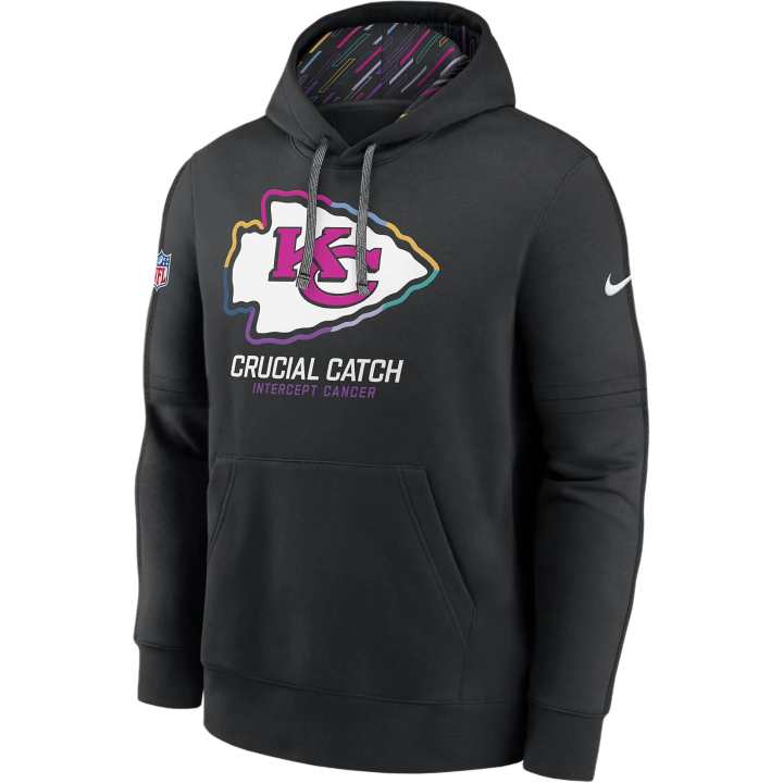 Nike Nike Kansas City Chiefs Crucial Catch Club Men's Nike Nfl Pullover Hoodie