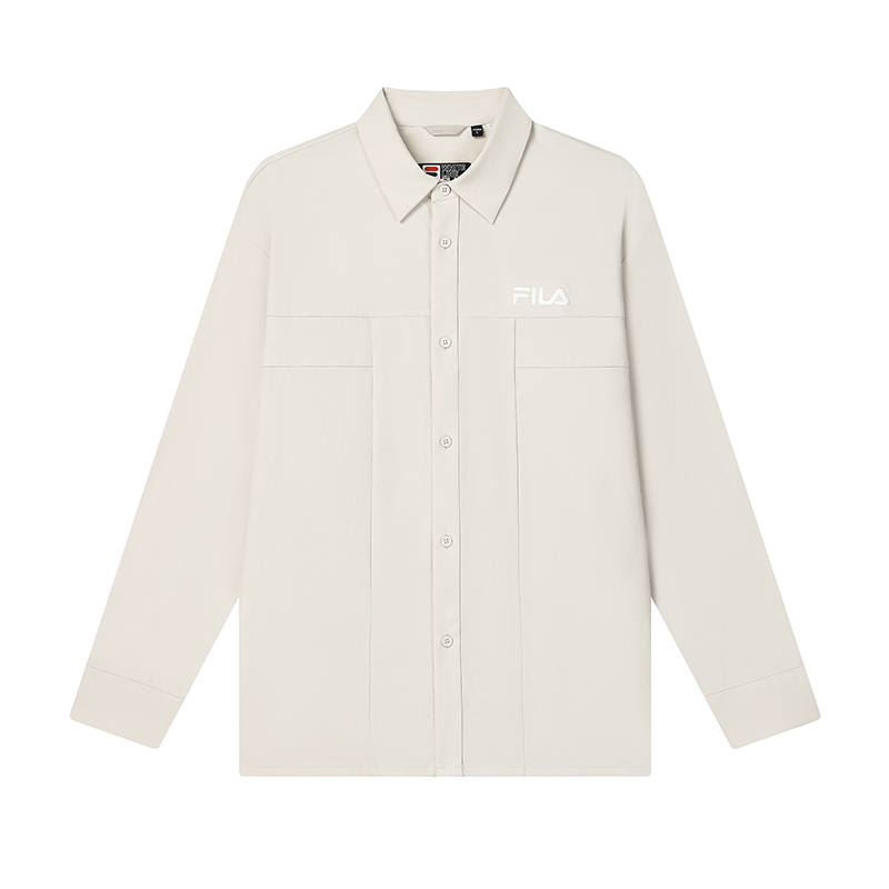 FILA Long Sleeved Shirt Men's Light Beige Khaki