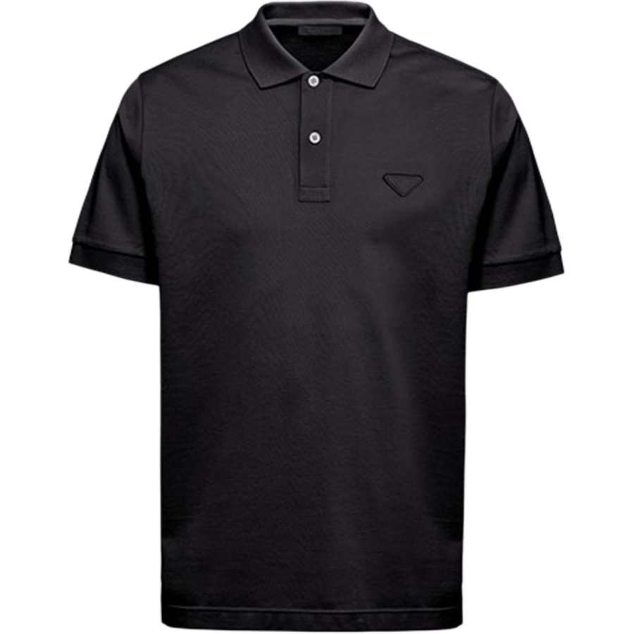 PRADA PRADA SS24 Polo Shirt Men's Black