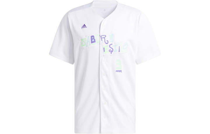 Adidas Adidas Shirts Men's White V Neck Moderate Shirt