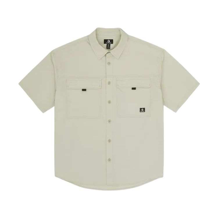 Converse Converse Shirts Men's Green Lapel Moderate Workwear