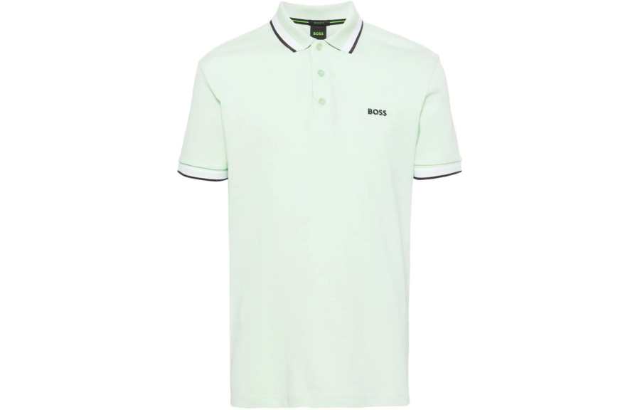 Hugo Boss logo-embroidered cotton polo shirt