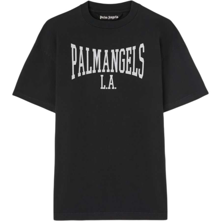 Palm Angels logo-print cotton T-shirt