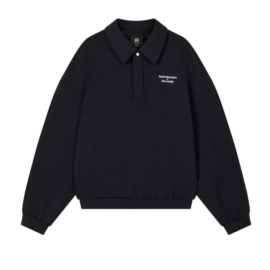 Palladium Sweatshirts Unisex Lapel Moderate