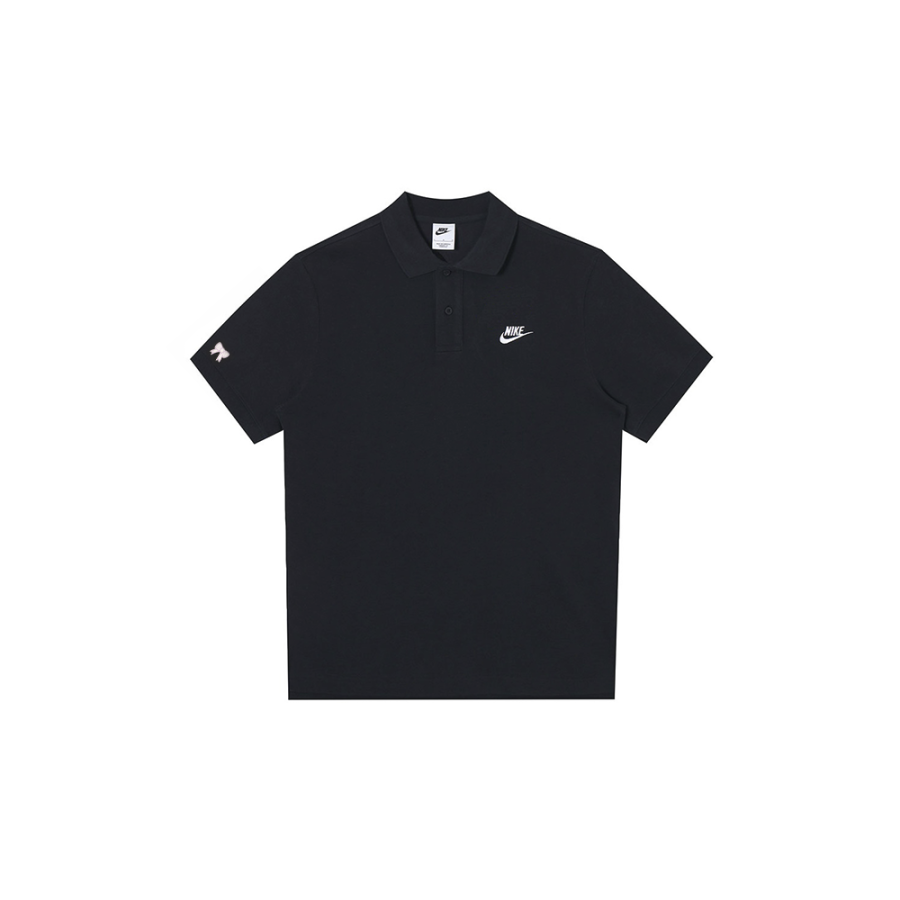 Nike Nike Polo Shirts Unisex Black Polo Collar Moderate Straight Fit