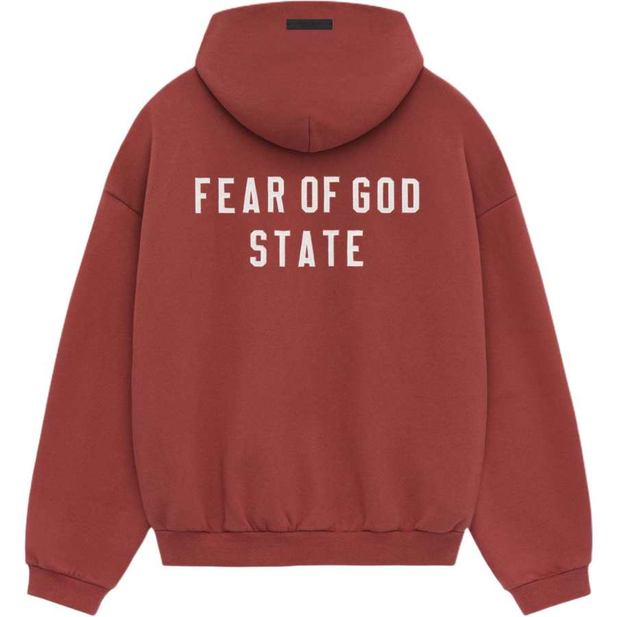 Fear Of God Essentials logo-print hoodie