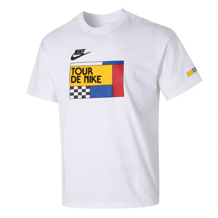 Nike Nike Drop Shoulder Sleeve T-Shirt Men's White