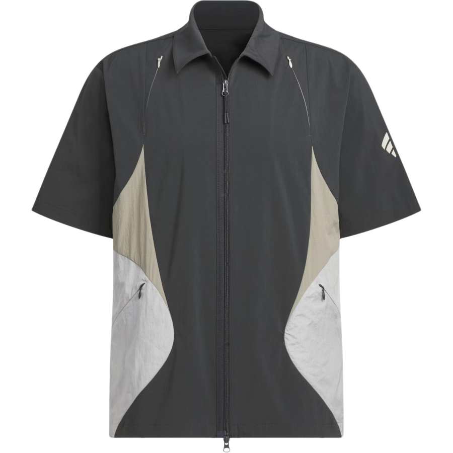 Adidas Adidas Future Style Zip Shirt Men's Carbon Black