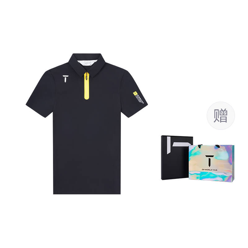 EUROPEAN TOUR Polo Shirts Men's Polo Collar Moderate Straight Fit