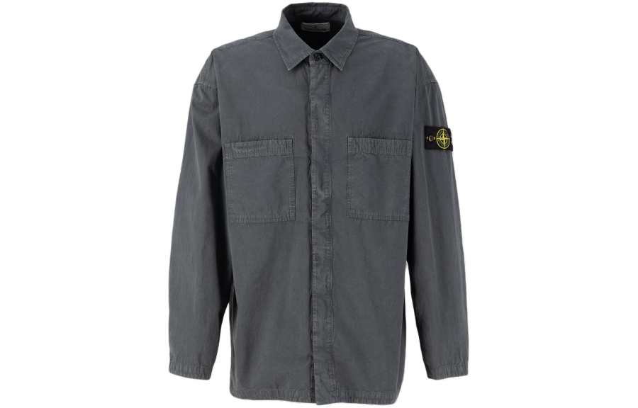 STONE ISLAND FW23 Shirt Men's Lead Gray