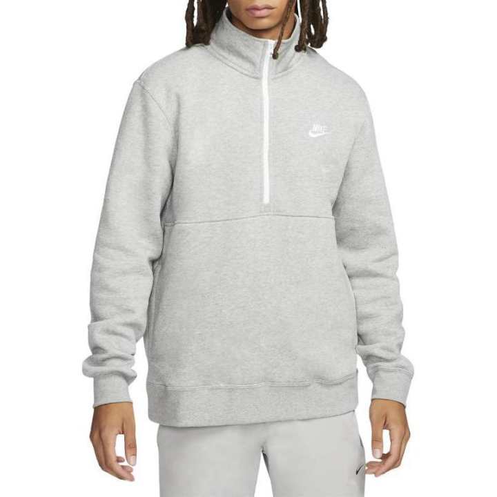 Nike Nike Sweatshirts Men's Gray Stand Collar Moderate Regular