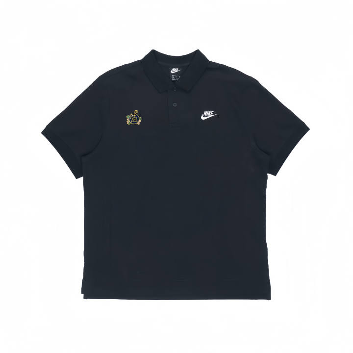 Nike Nike Polo Shirts Unisex Black Polo Collar Moderate Straight Fit