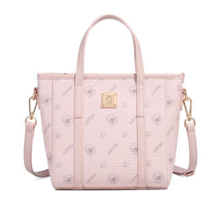Disney Lotso Fabric Handbag Women's Pink/Milk Tea