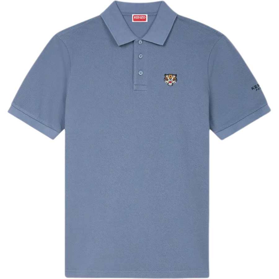 KENZO Lucky Tiger Embroidered Polo Shirt