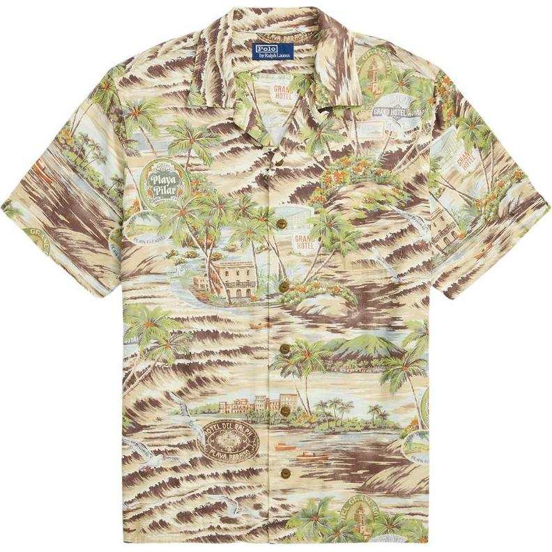 Polo Ralph Lauren SS24 Shirt Men's Gray Green