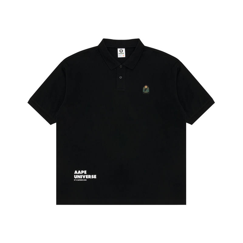 Aape Aape appliqué polo shirt