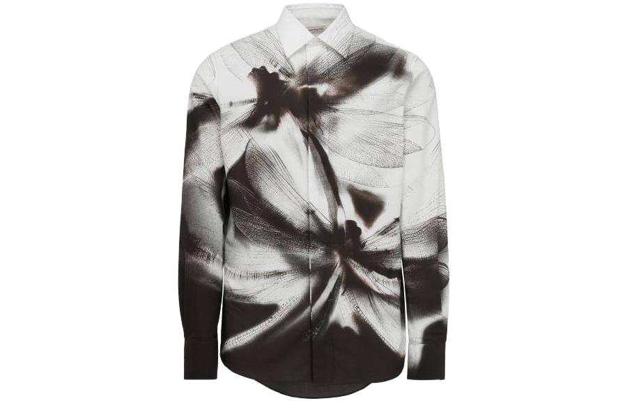 Alexander McQueen Alexander McQueen Shirt Men's Black White