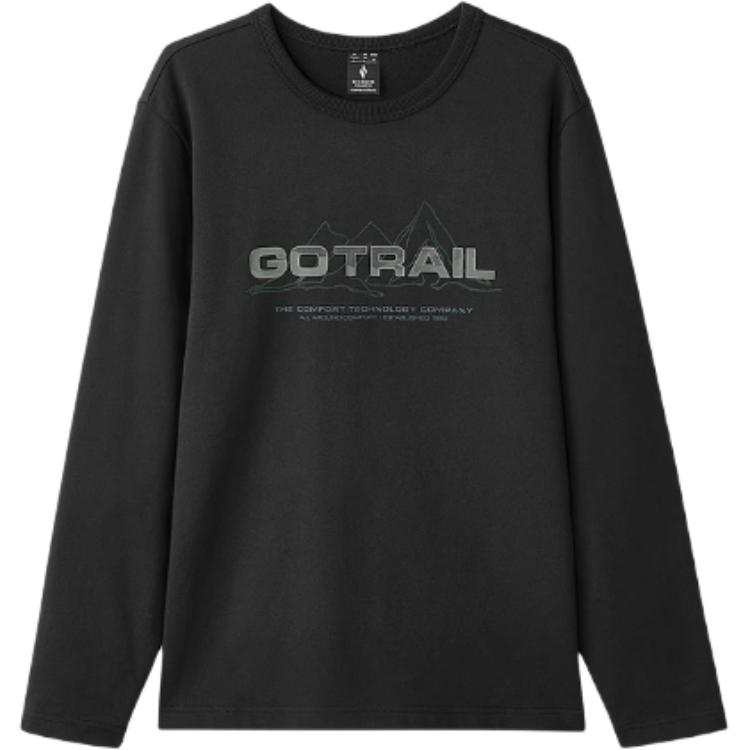 Skechers Wilderness Outdoor Collection Sweatshirt Men's Carbon Black
