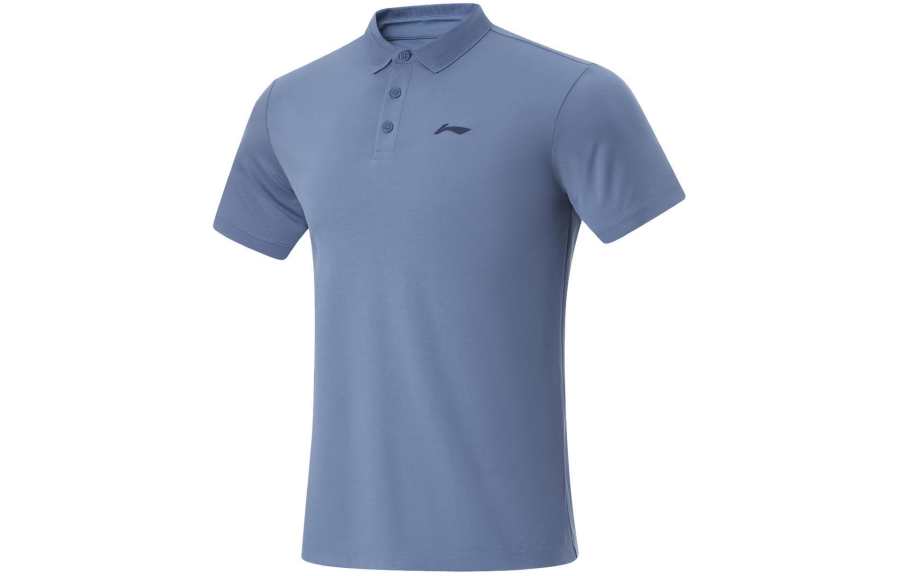 Li-Ning Li Ning Fitness Series Polo Shirt Men's Dusty Blue