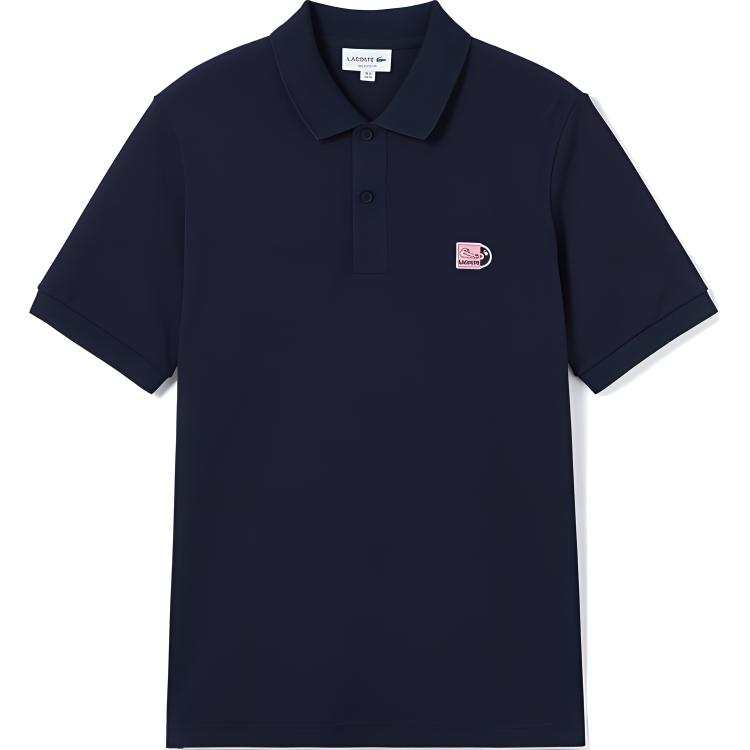 LACOSTE SS24 Polo Shirt Men's Navy Blue