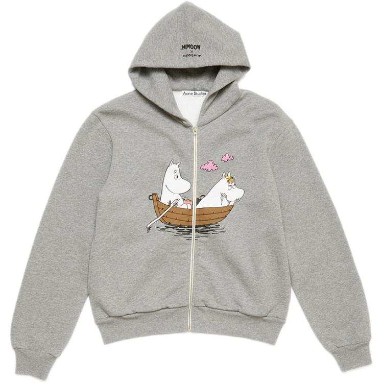 Acne Studios Acne Studios X Moomin Zipped Hoodie