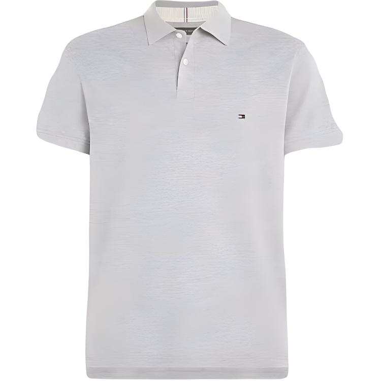 Tommy Hilfiger Polo Shirt Men's Light Gray