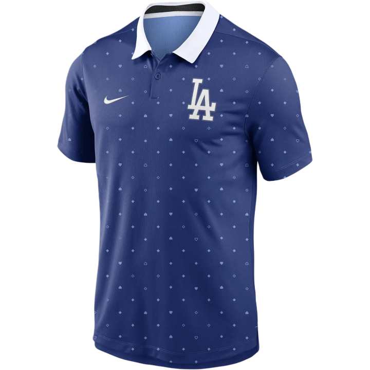 Nike Nike MLB Collaboration Los Angeles Dodgers Polo Shirt Los Angeles Dodgers Men's Royal Blue