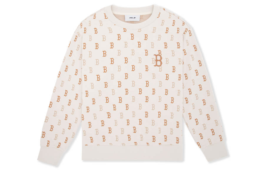 MLB MLB MONOGRAM Collection Boston Red Sox 24FW Sweatshirt Unisex Dark Cream