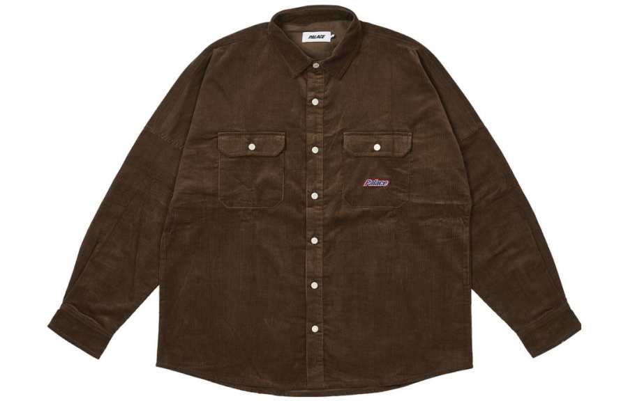 PALACE PALACE Drop Shoulder Cord Shirt
