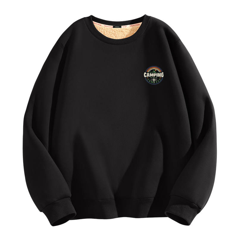 MINISO Sweatshirts Unisex Crew Neck Thickened Heavyweight