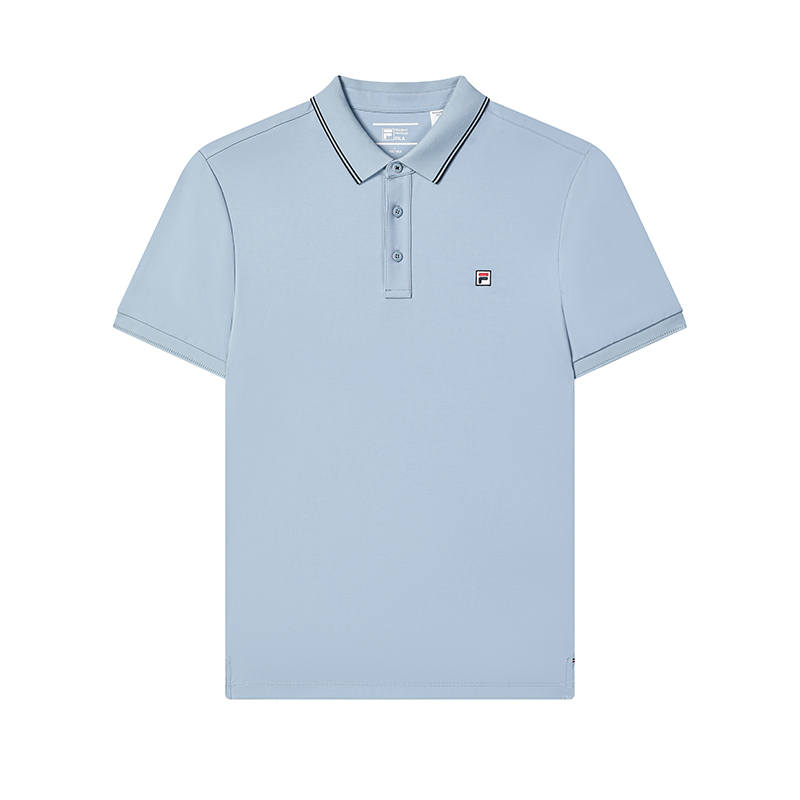 FILA MODERN HERITAGE Polo Shirt Men's Bamboo Luck Blue