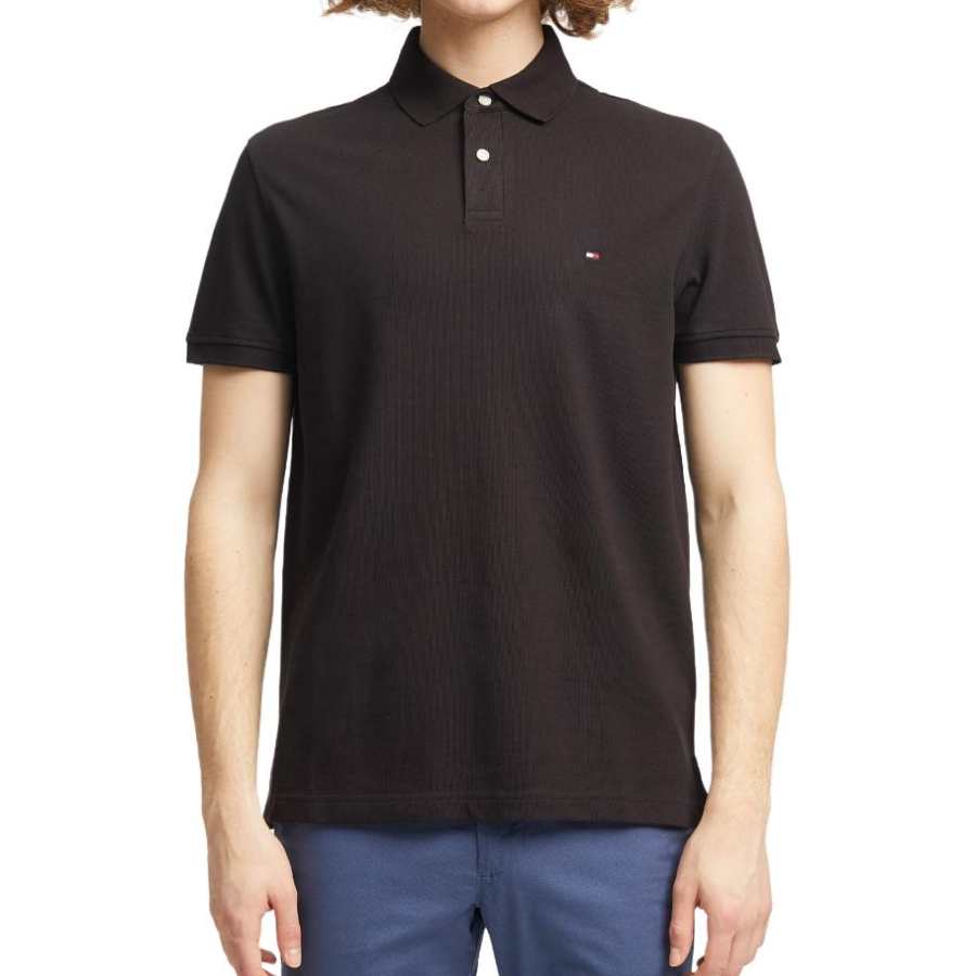 Tommy Hilfiger Polo Shirt Men's Black