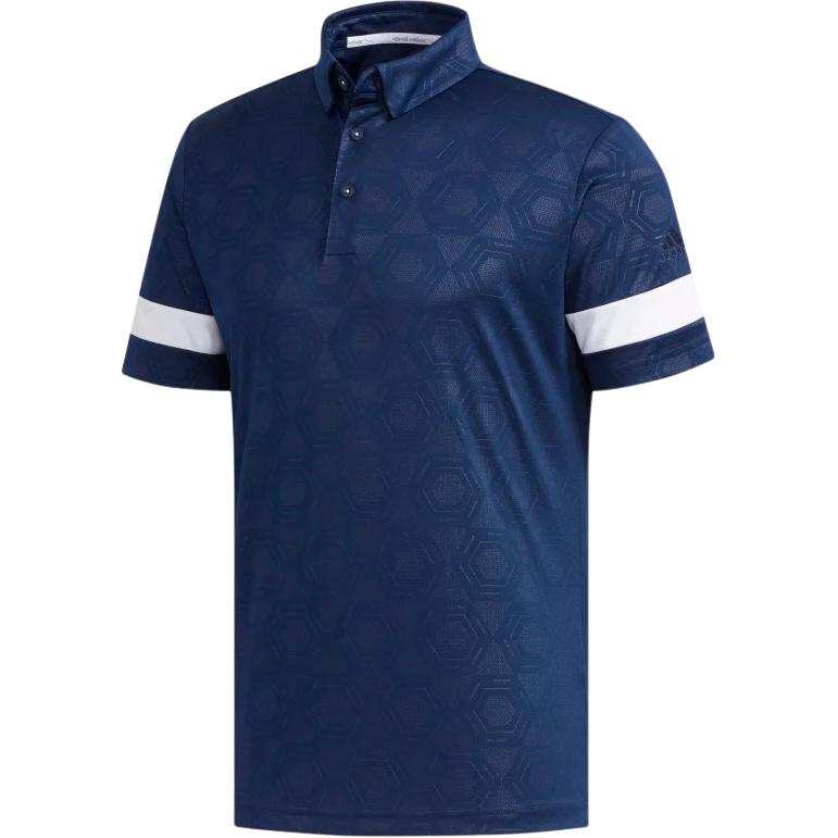Adidas Adidas Polo Shirts Men's Navy Polo Collar Moderate Straight Fit