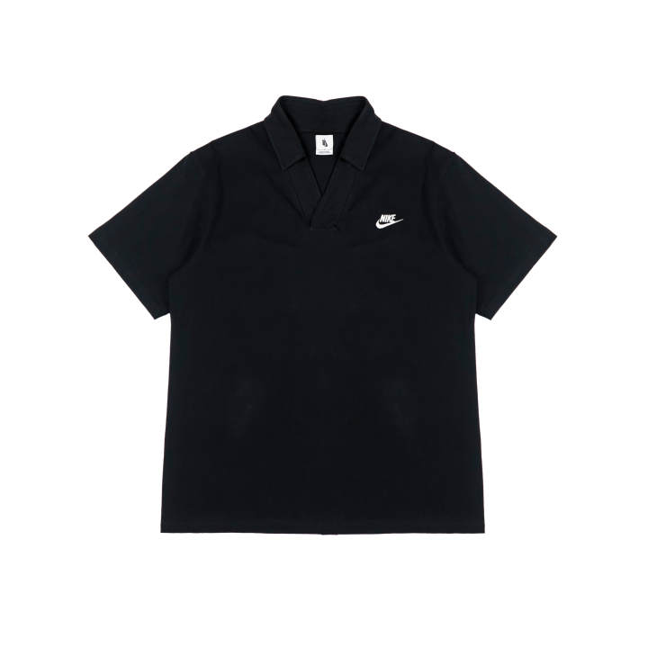 Nike Nike Polo Shirts Unisex Black Polo Collar Moderate Straight Fit