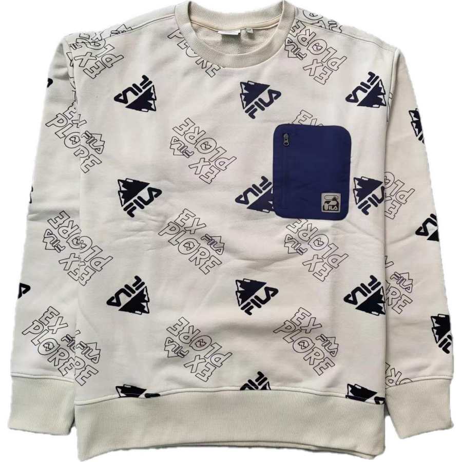 FILA Sweatshirt Men's Beige Yellow