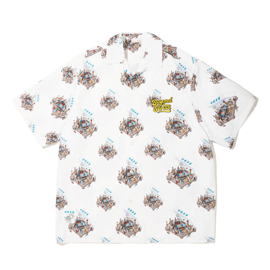 Li-Ning Li Ning Shirt Men's White All Over Print