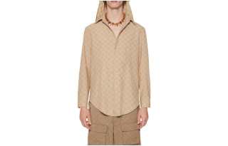 Misbhv Shirts Men's Umber Turndown Pointed Collar Moderate Other