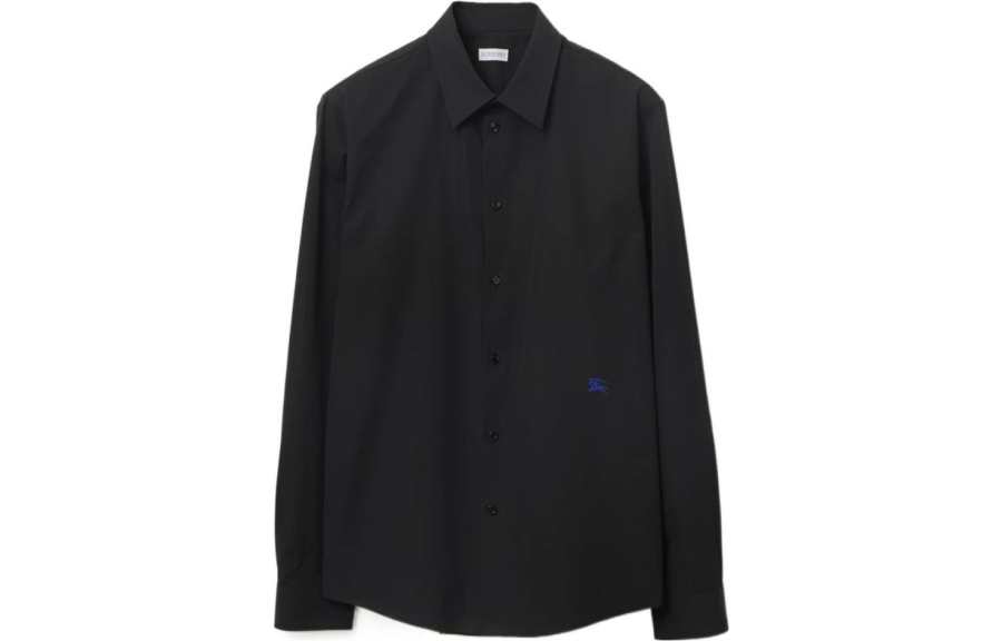 Burberry EKD-embroidered cotton shirt