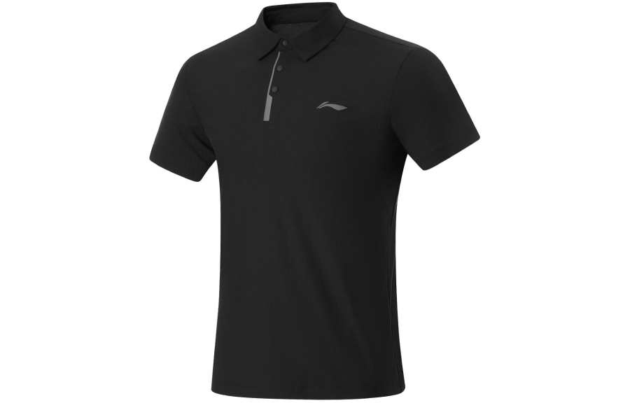 Li-Ning Li Ning Fitness Series Polo Shirt Men's Black