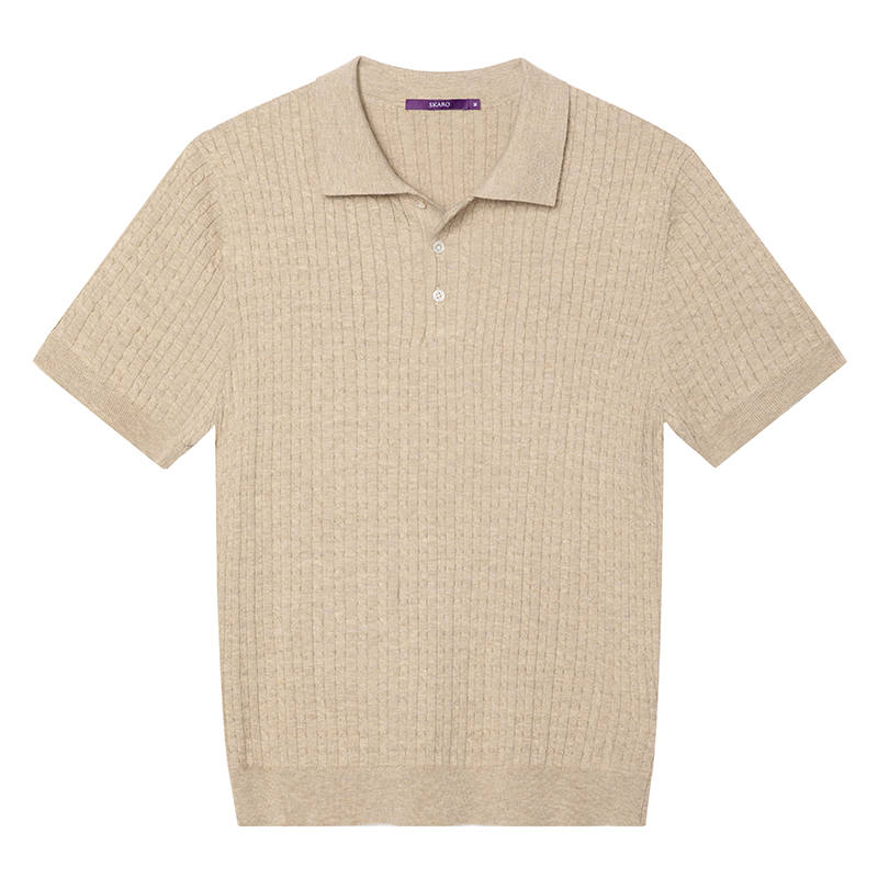 SKARO Polo Shirt Men's Khaki SKP851